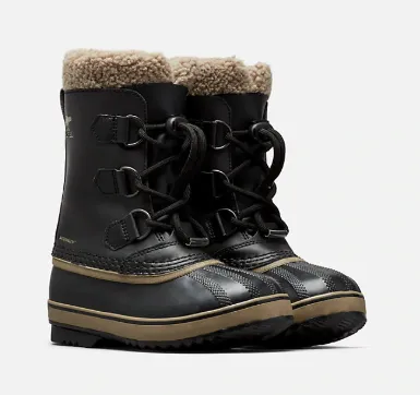 Sorel Black Yoot Pac Children's/Youth Boot