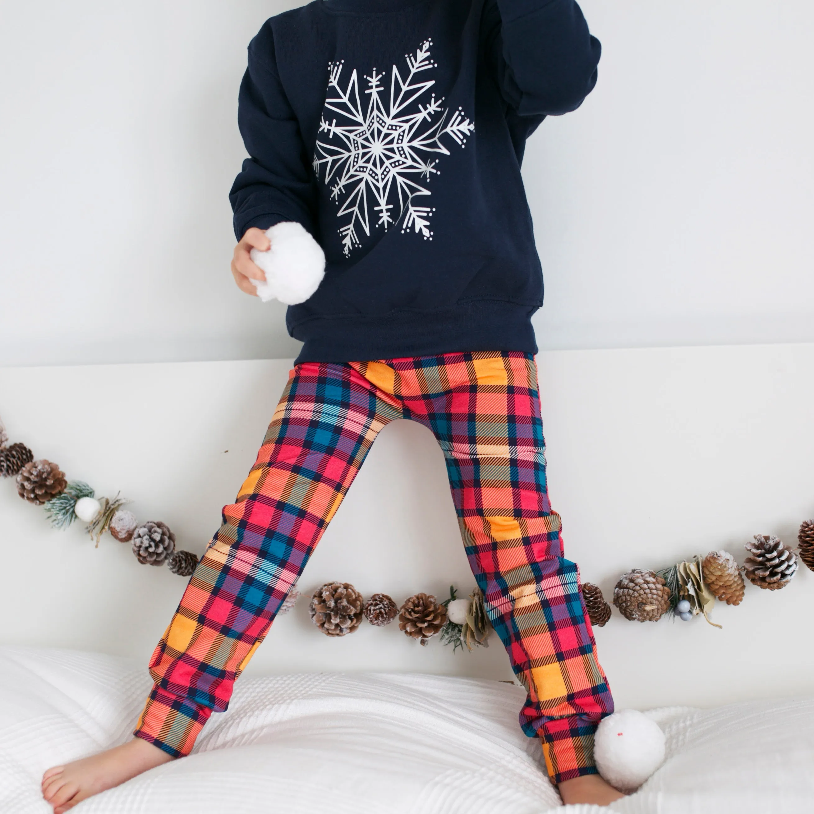 Sunset Tartan Leggings