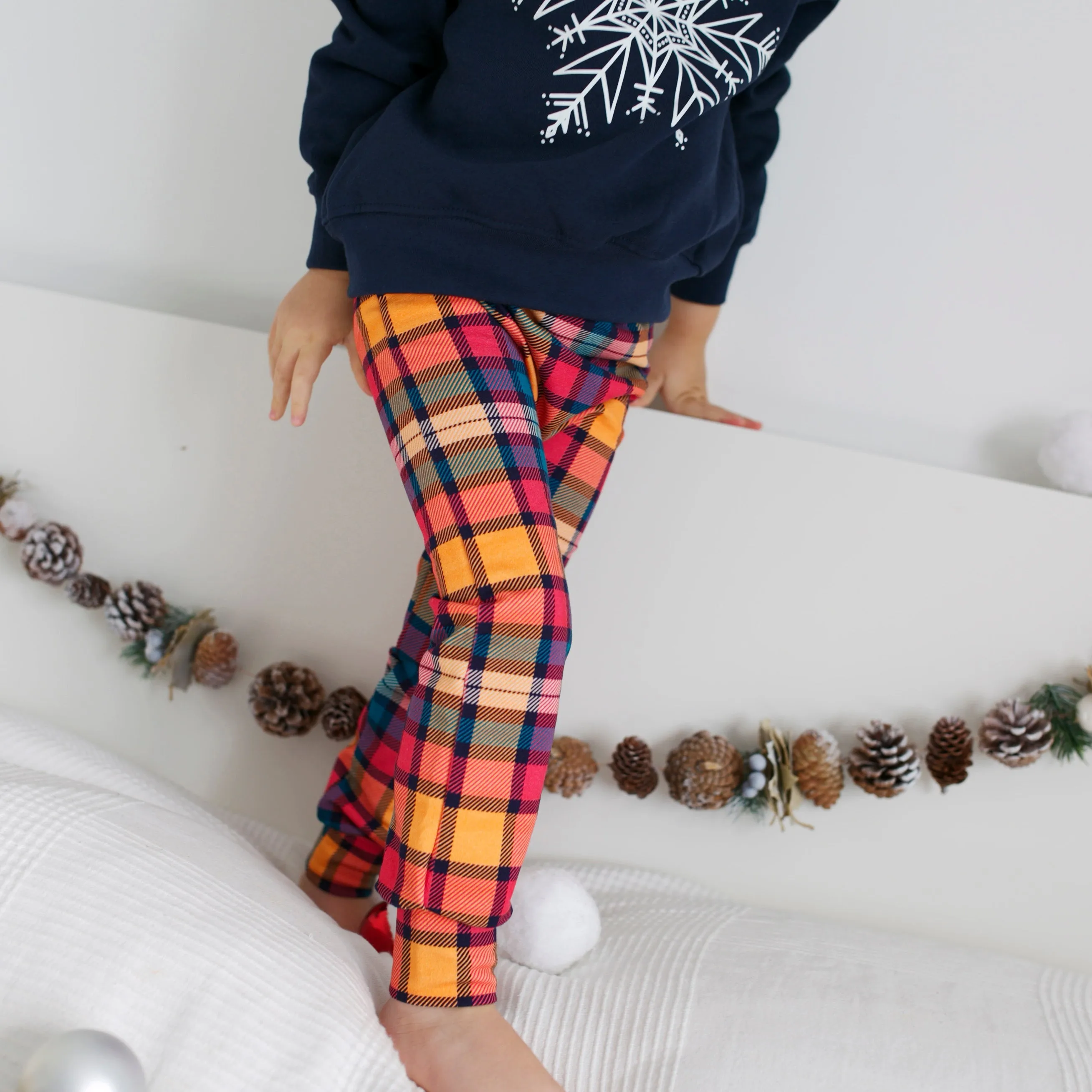 Sunset Tartan Leggings